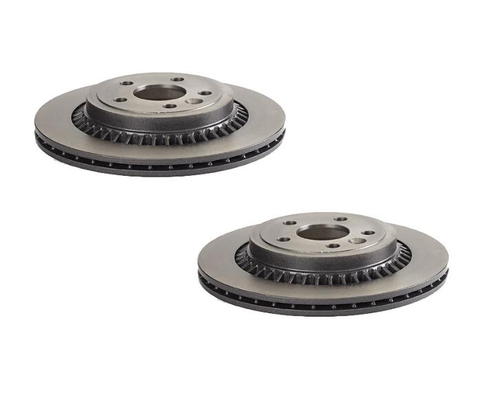 Volvo Brembo Brakes Kit Pads and Rotors Rear (302mm) (LowMet